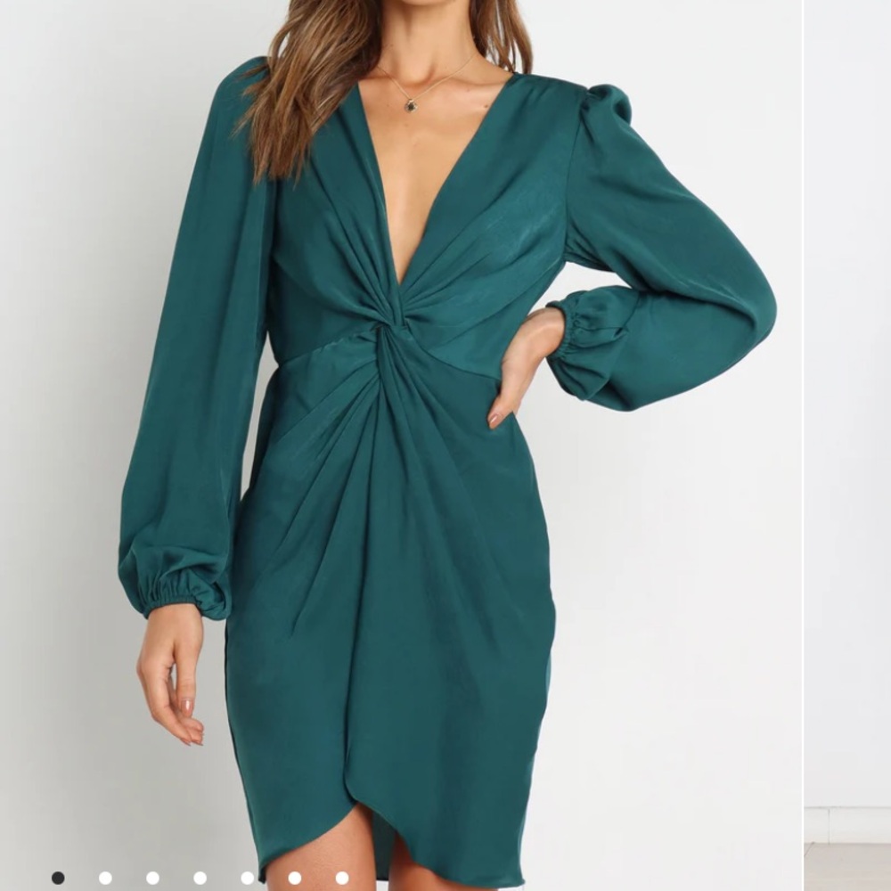 Green Long Sleeve Dress